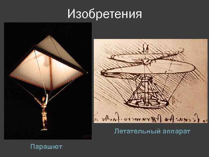 Изобретения Летательный аппарат Парашют 