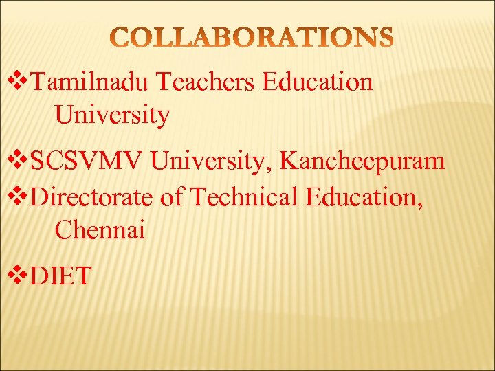v. Tamilnadu Teachers Education University v. SCSVMV University, Kancheepuram v. Directorate of Technical Education,