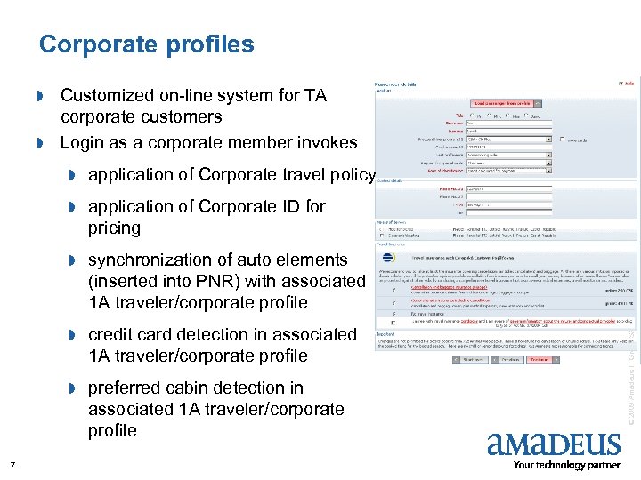 Corporate profiles Customized on-line system for TA corporate customers » Login as a corporate