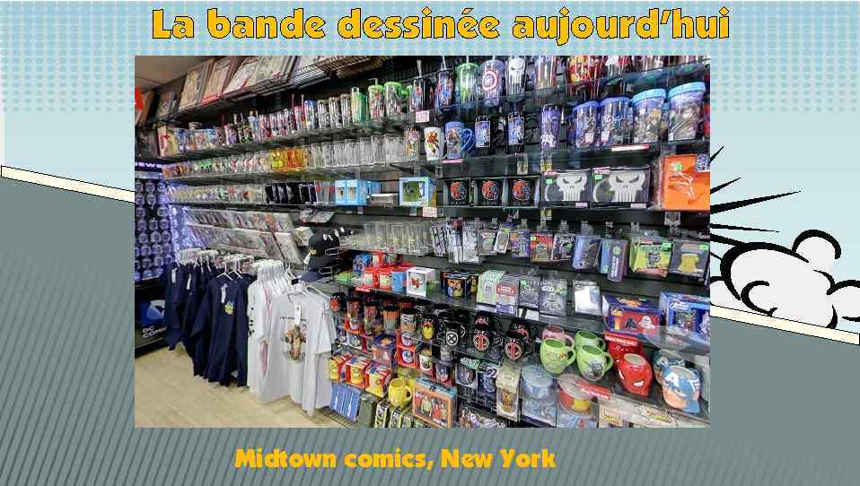 La bande dessinée aujourd’hui Midtown comics, New York 