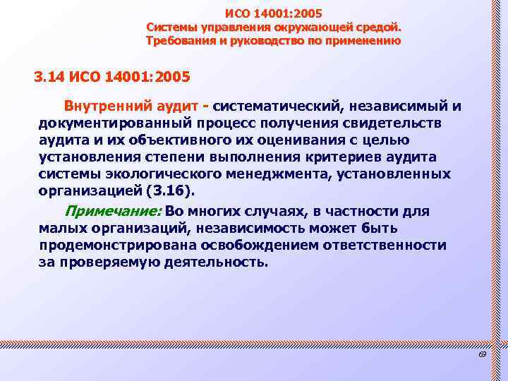 ИСО 14001: 2005 Системы управления окружающей средой. Требования и руководство по применению 3. 14