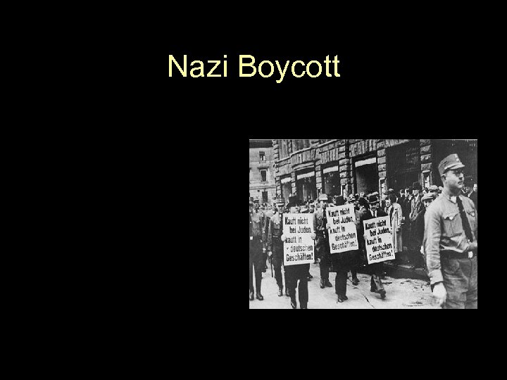 Nazi Boycott 