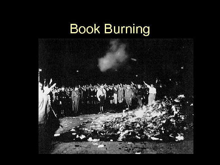 Book Burning 