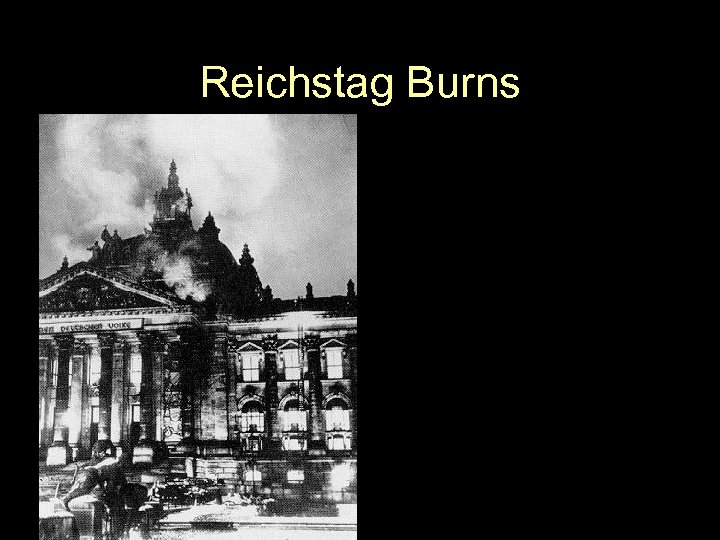 Reichstag Burns 