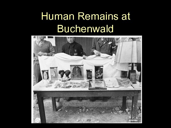 Human Remains at Buchenwald 