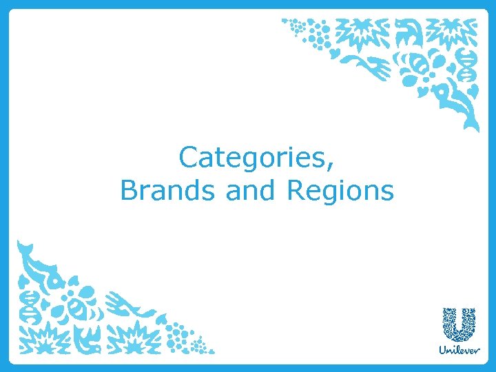 Categories, Brands and Regions 