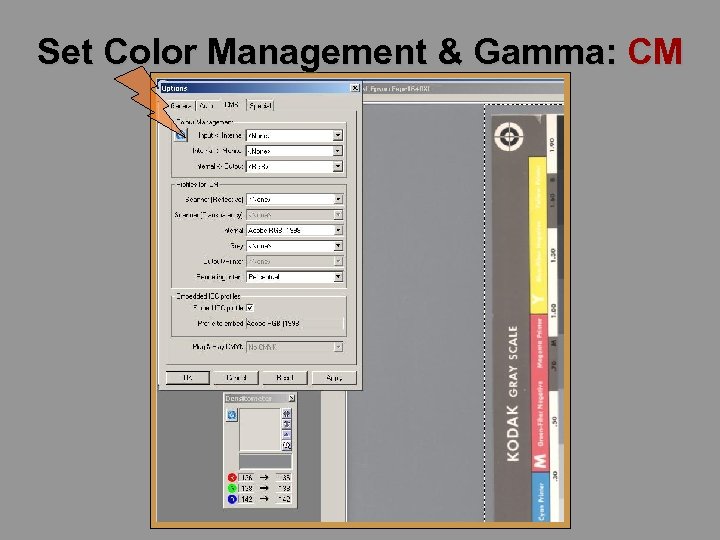 Set Color Management & Gamma: CM 