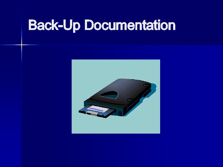 Back-Up Documentation 