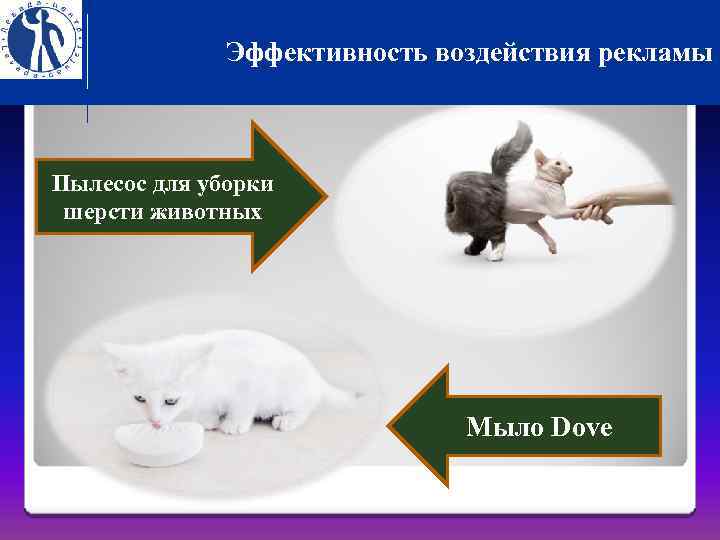Эффективность воздействия рекламы Пылесос для уборки шерсти животных Мыло Dove 