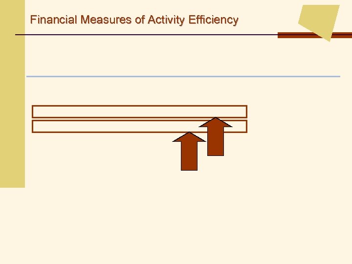 Financial Measures of Activity Efficiency 