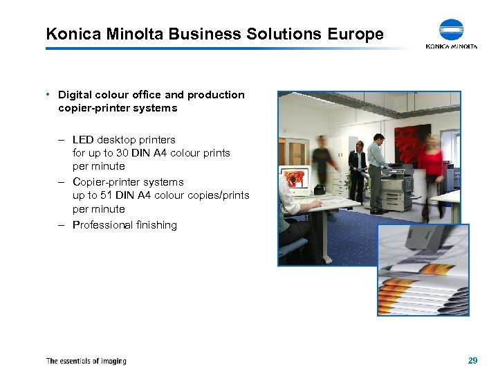 Konica Minolta Company presentation 1 Konica Minolta
