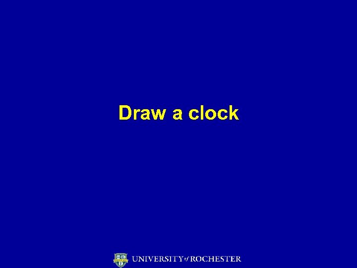 Draw a clock 