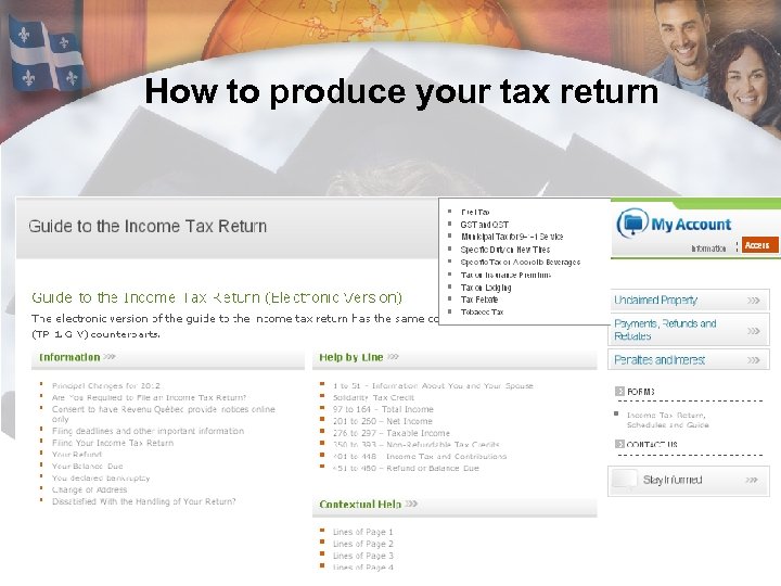 How to produce your tax return 