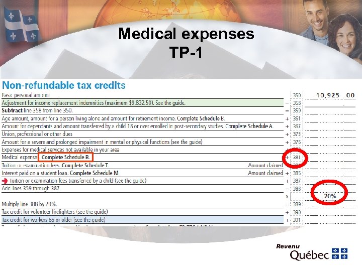 Medical expenses TP-1 