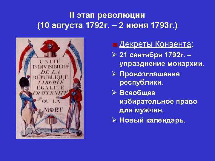 Конституция революция. Декреты французской революции. Великая французская революция 2 июня 1793г. Декреты конвента. Этапы французской революции и декреты.