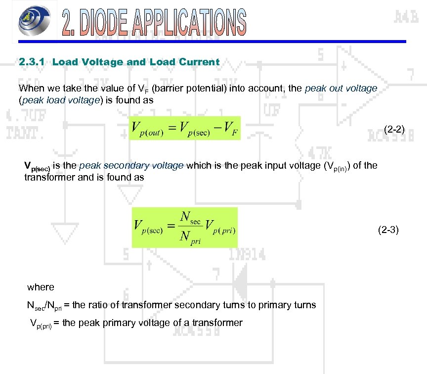 2. 3. 1 Load Voltage and Load Current When we take the value of