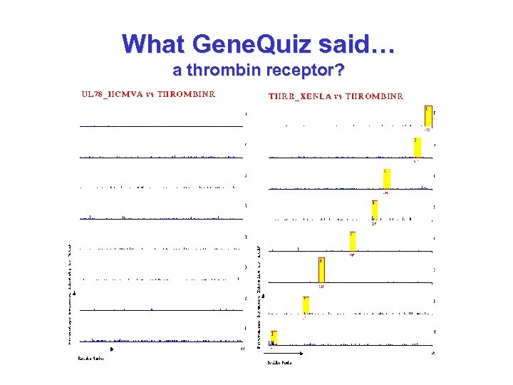 What Gene. Quiz said… a thrombin receptor? 