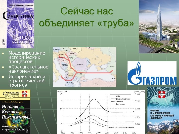 Сейчас нас объединяет «труба» n n n Моделирование исторических процессов «Сослагательное наклонение» Исторический и