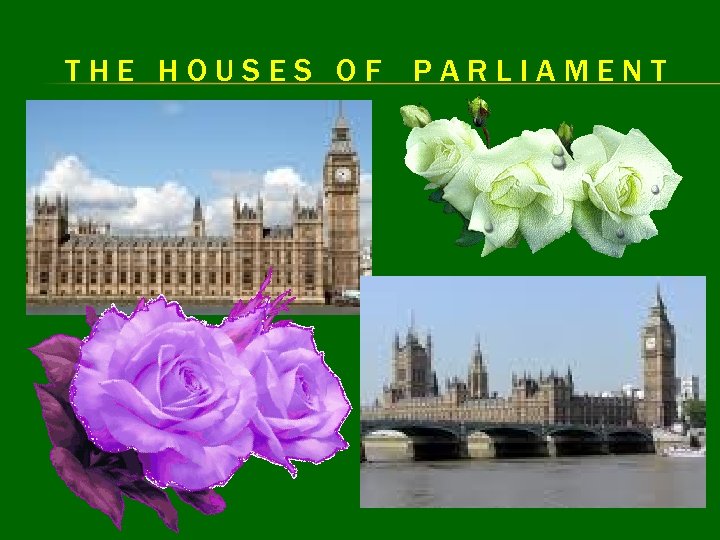 THE HOUSES OF PARLIAMENT 