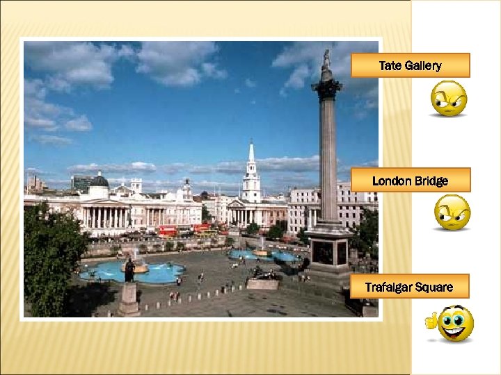 Tate Gallery London Bridge Trafalgar Square 