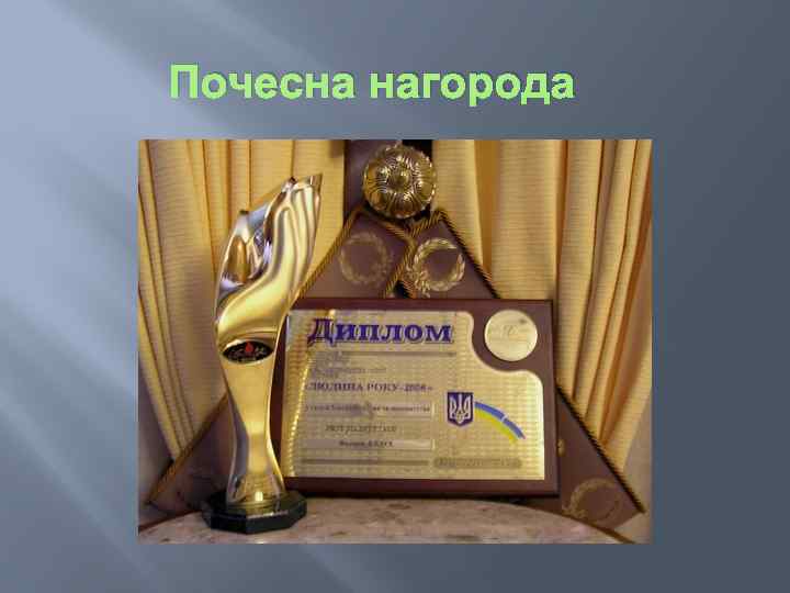 Почесна нагорода 