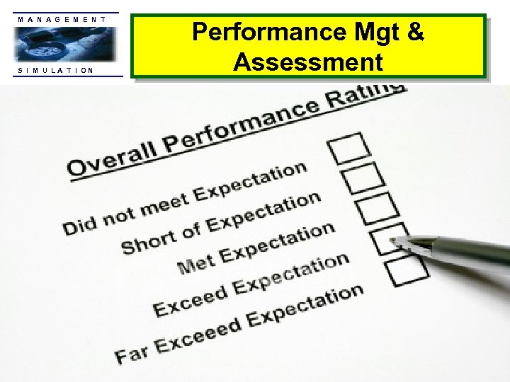 M A N A G E M E N T S I M U