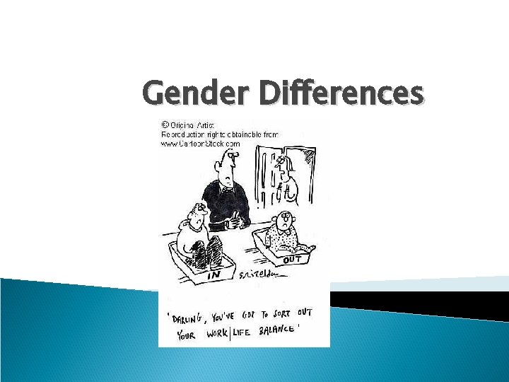 Gender Differences 