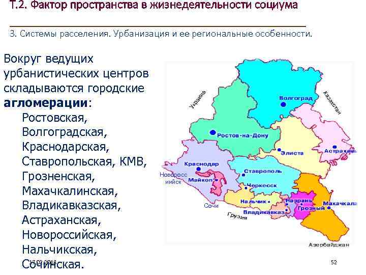 Т. 2. Фактор пространства в жизнедеятельности социума ____________________ 3. Системы расселения. Урбанизация и ее