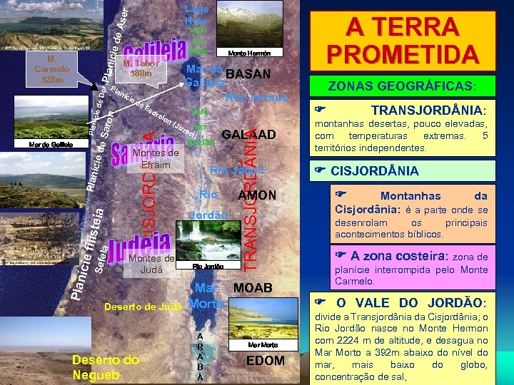 M. Tabor 588 m Plan níc ie de E sd la filist e Sefe