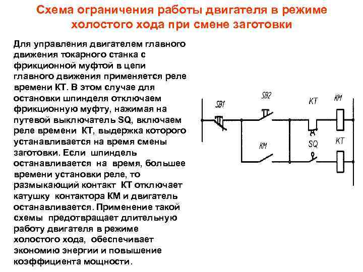 Схема холостого хода