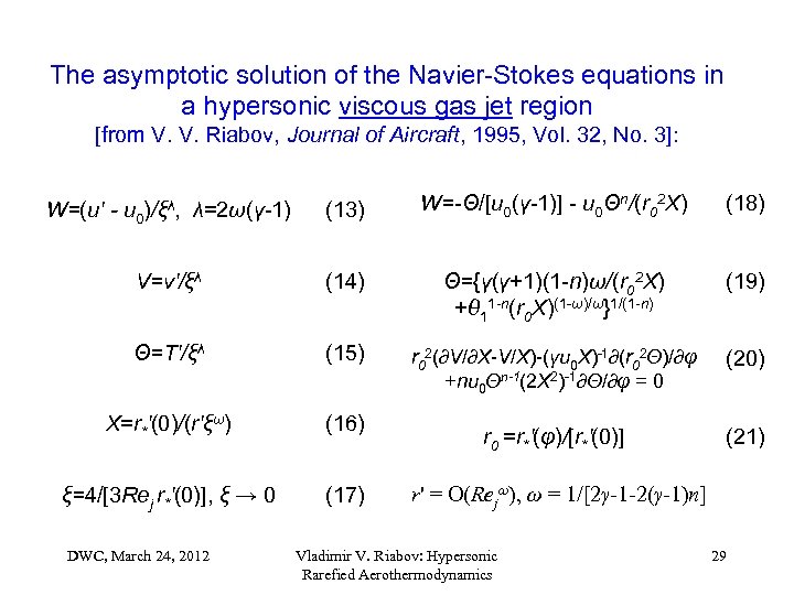 The asymptotic solution of the Navier-Stokes equations in a hypersonic viscous gas jet region