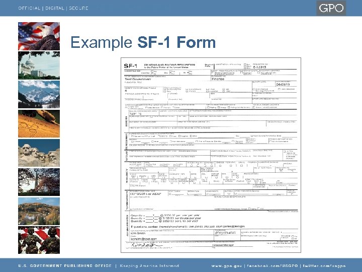 Example SF-1 Form 