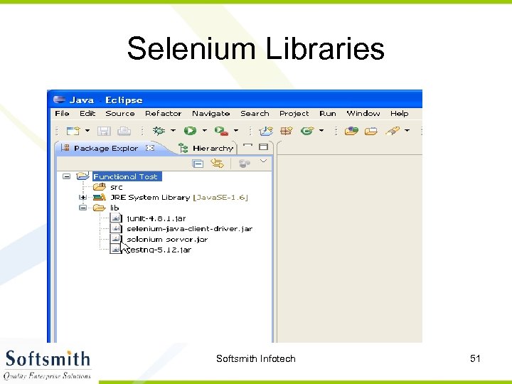 Selenium Libraries Softsmith Infotech 51 