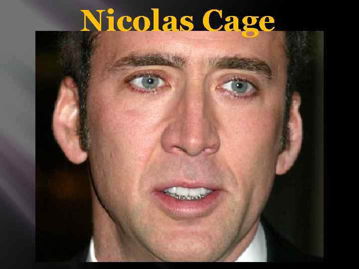 Nicolas Cage 