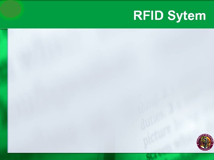 RFID Sytem 