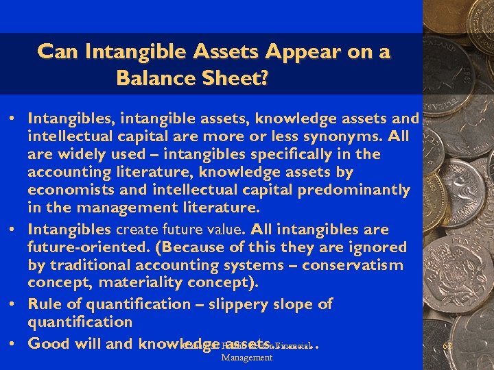 Can Intangible Assets Appear on a Balance Sheet? • Intangibles, intangible assets, knowledge assets