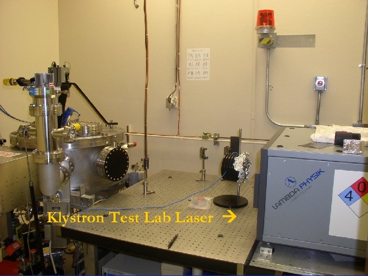 Klystron Test Lab Laser 