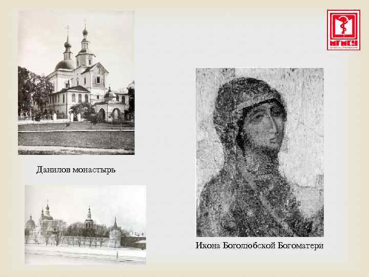 Данилов монастырь Икона Боголюбской Богоматери 