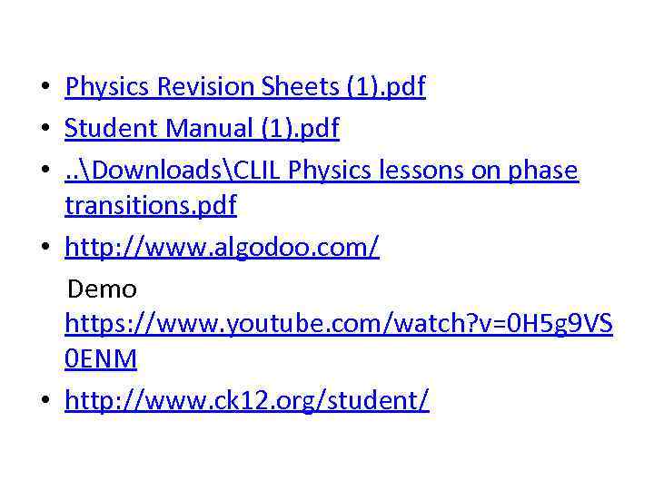 • Physics Revision Sheets (1). pdf • Student Manual (1). pdf • .