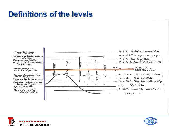 Definitions of the levels Total Professeurs Associés 