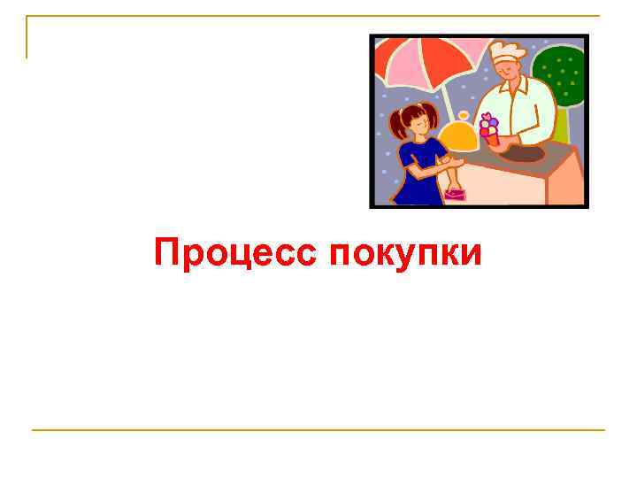 Процесс покупки 