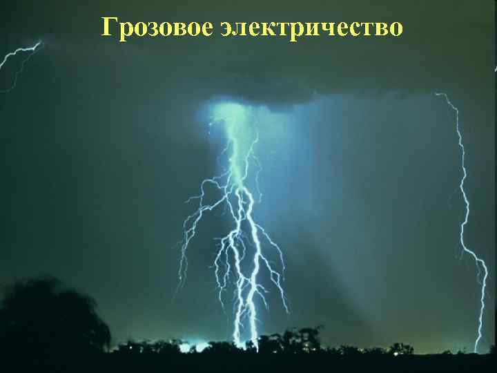 Грозовое электричество 