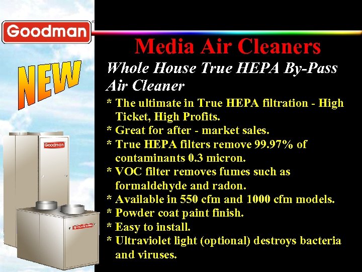 Media Air Cleaners Whole House True HEPA By-Pass Air Cleaner * The ultimate in