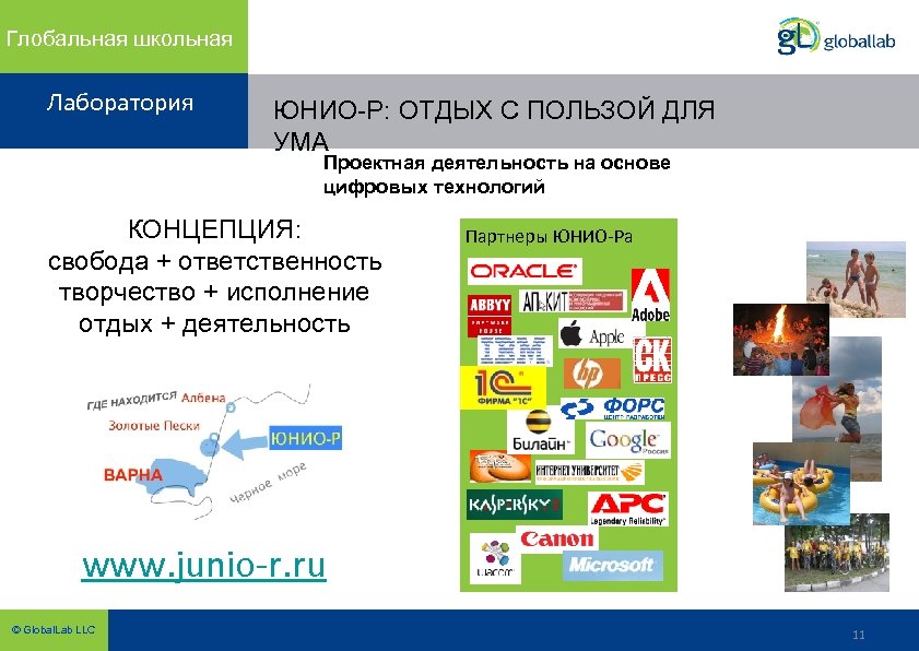 Глобальная школьная Лаборатория ЮНИО-Р: ОТДЫХ С ПОЛЬЗОЙ ДЛЯ УМА Проектная деятельность на основе цифровых