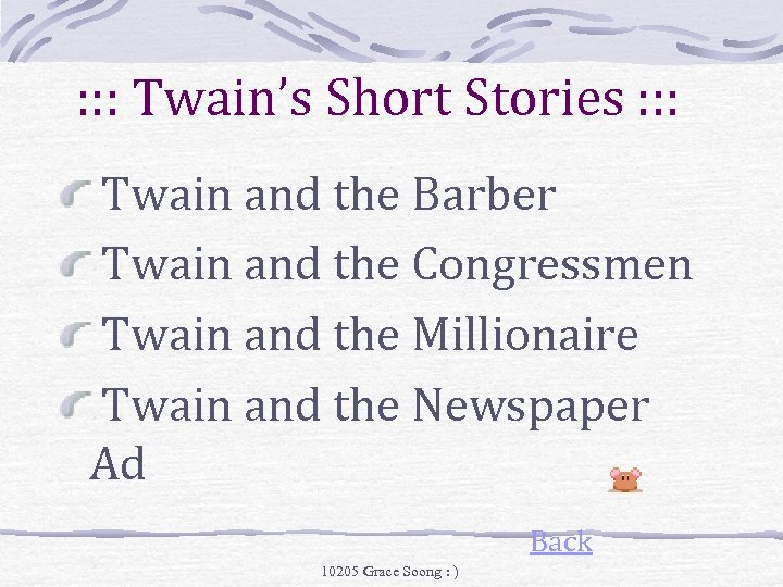 : : : Twain’s Short Stories : : : Twain and the Barber Twain