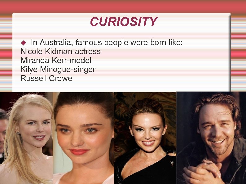 What is australia famous for