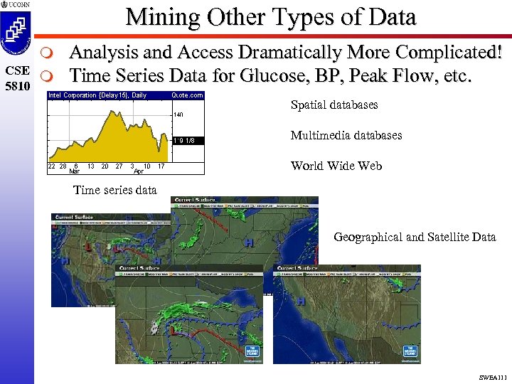 Mining Other Types of Data m CSE m 5810 Analysis and Access Dramatically More