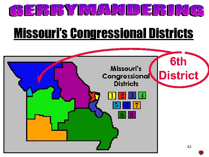 Missouri’s Congressional Districts 6 th District 42 