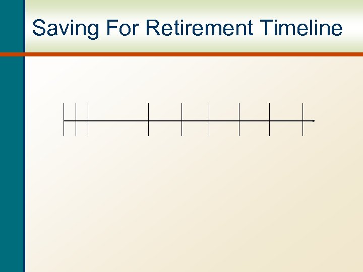 Saving For Retirement Timeline 