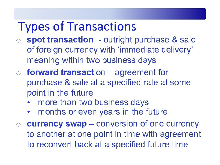 Foreign Exchange Chapter 11 Copyright 2009 South Western